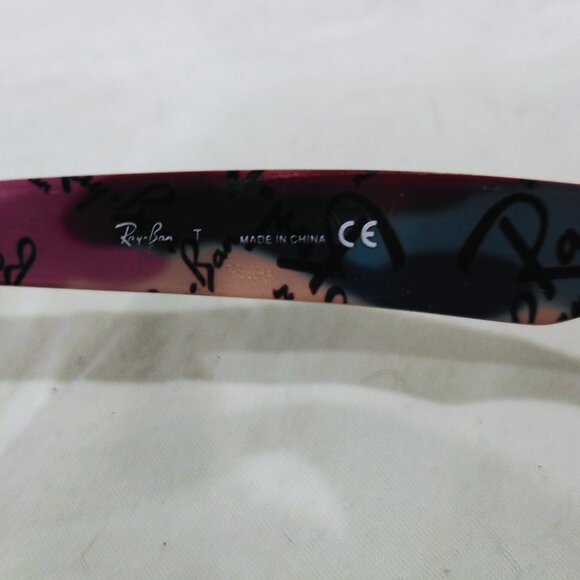 Ray-Ban RB5184 Eyeglasses Matte Purple - Picture 7 of 8